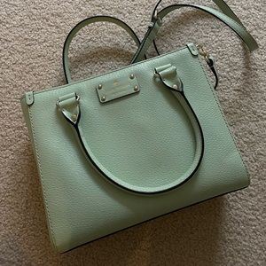 Mint green Kate Spade crossbody bag